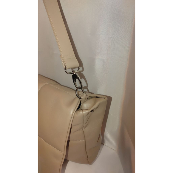 sondra roberts squared quilted leather bag - Picture 2 of 6